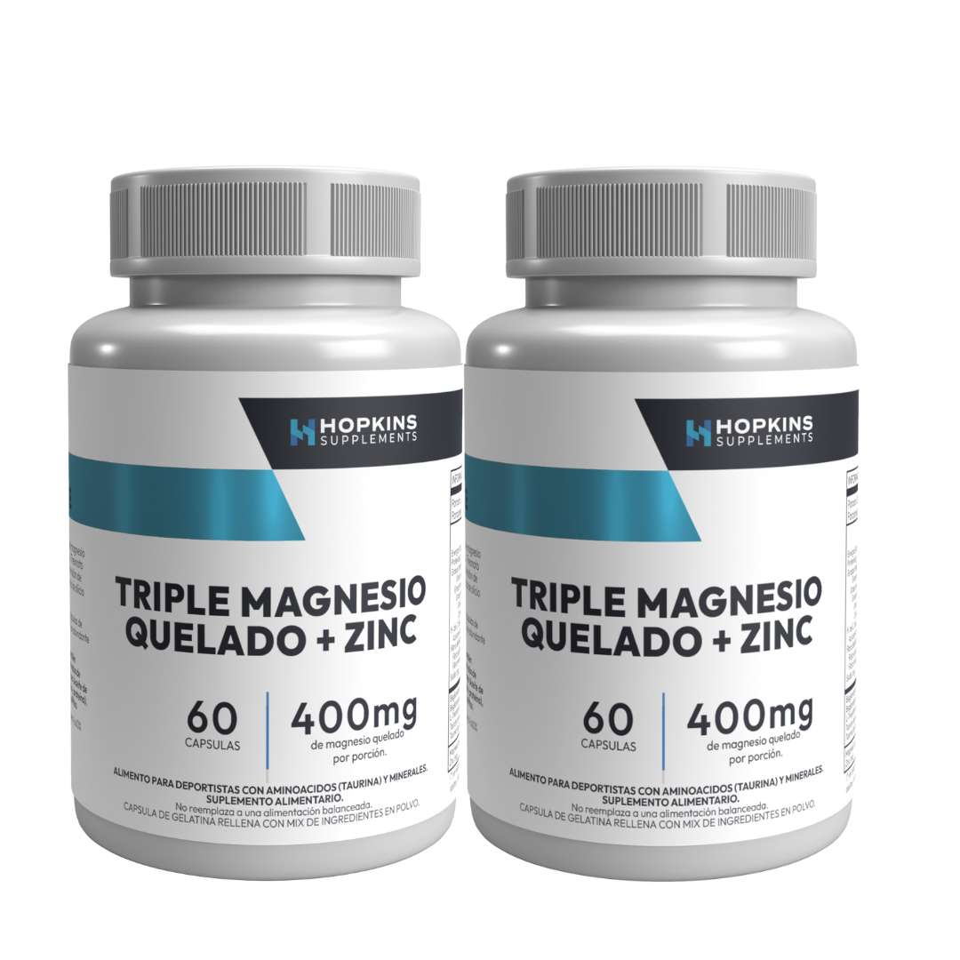 Triple Magnesio Quelado + Zinc