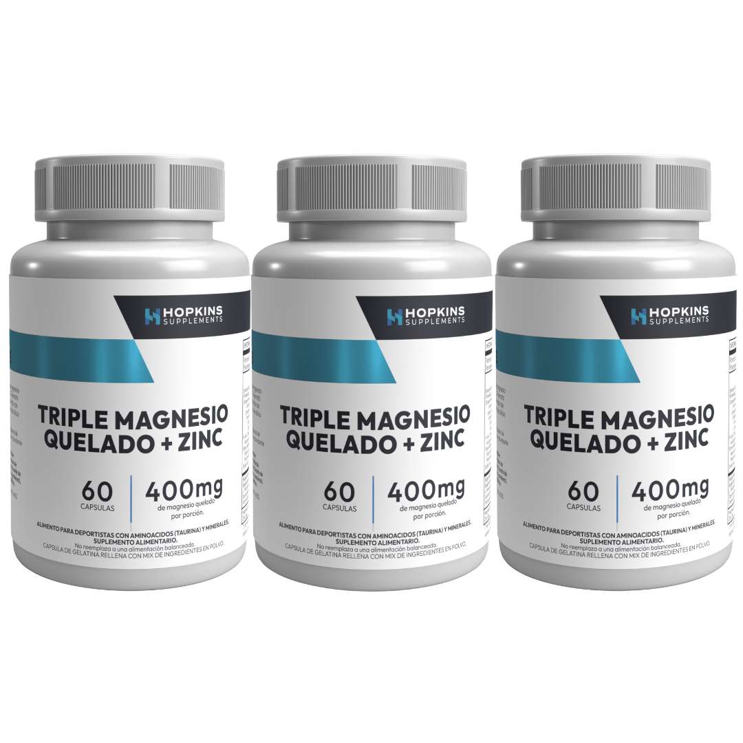 Triple Magnesio Quelado + Zinc